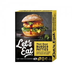 Let's Eat Plant-Based Burger Patties - Wheat and Pea