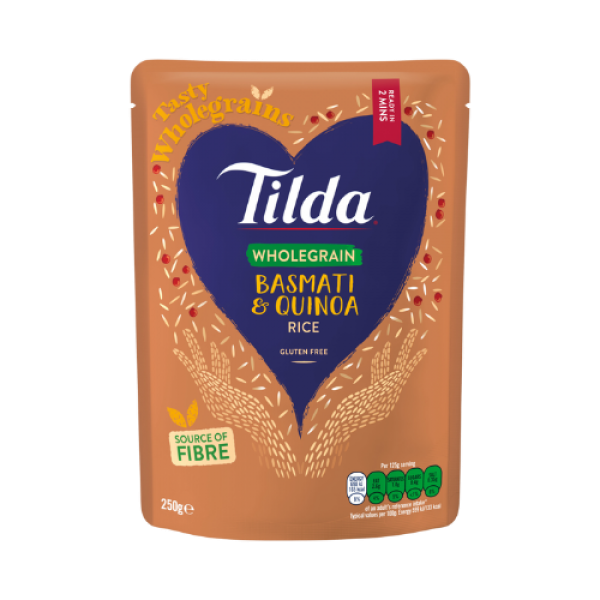 Tilda Basmati and Quinoa Wholegrain Steamed Basmati Rice