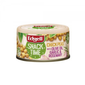 Edgell snacktime chickpeas olive oil garlic rosemary