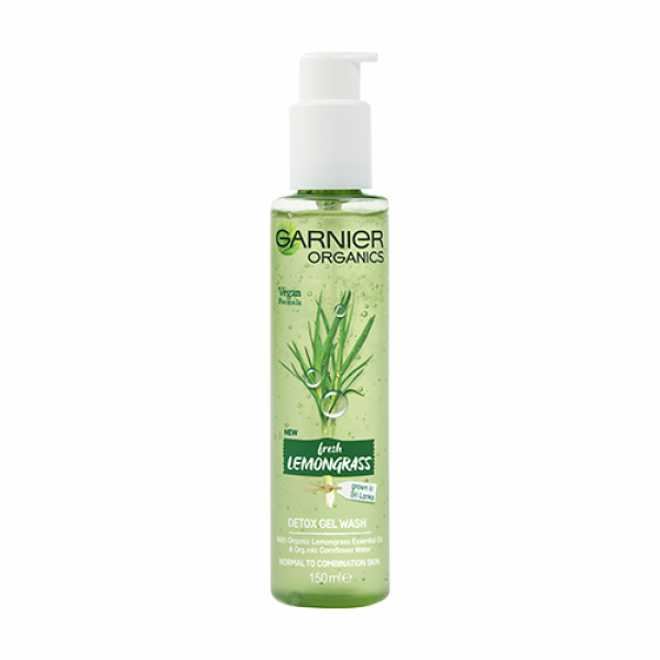 Garnier Organixs Lemongrass Detox Gel Wash 150ml
