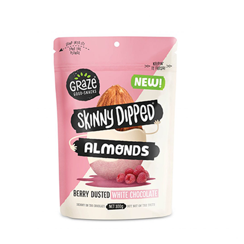 Graze Skinny Dipped Almonds White Chocolate