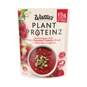 Watties Plant Proteinz - Mediterranean Style Vine-Ripened Tomato Soup with White Bean & Capsicum.jpg