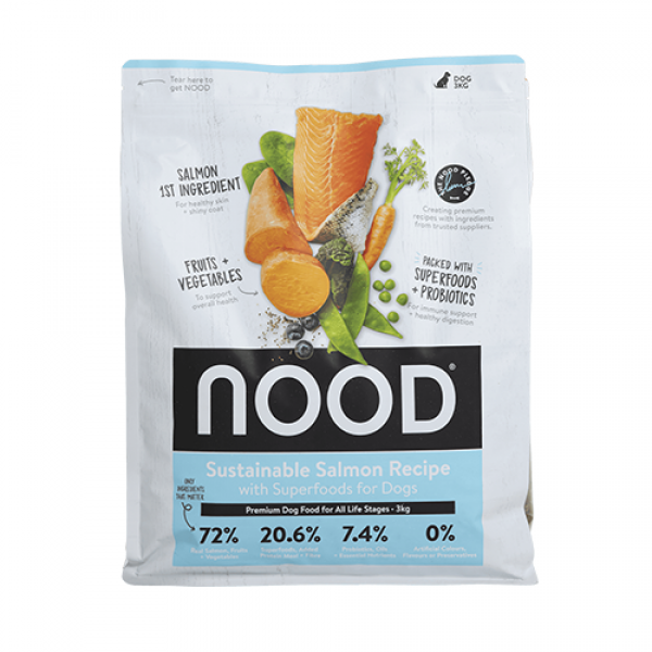 Nood Sustainable Salmon Recipe with Superfoods Dry Dog Food