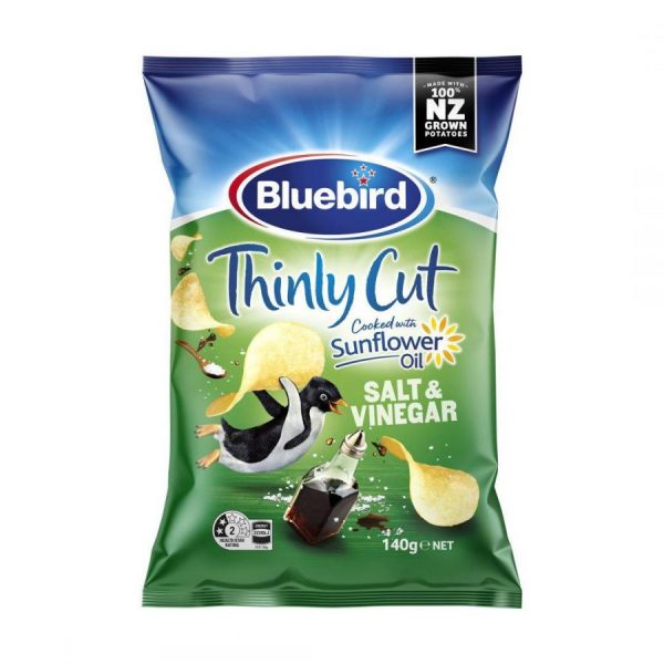 Blue Bird Thinly Cut Sea Salt and Vinegar