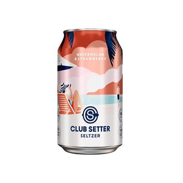 Club Setter Seltzer Watermelon Strawberry