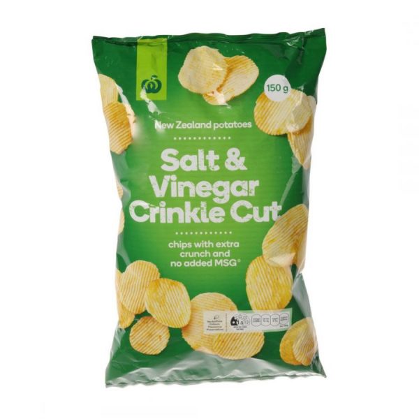 Countdown Salt & Vinegar Crinkle Cut Chips