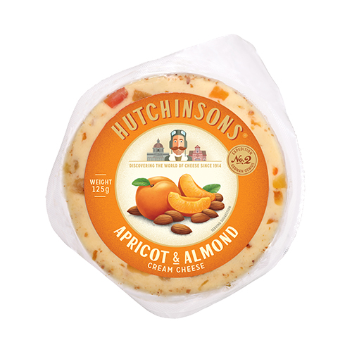 Hutchinsons Apricot and Almond Cream Cheese 125g Reviews Black Box