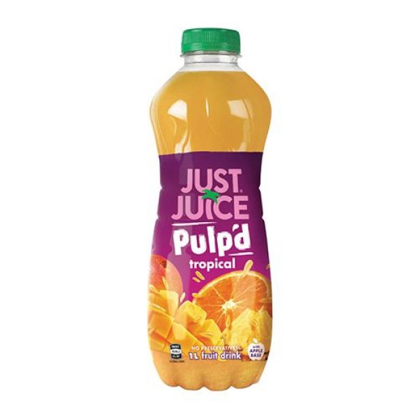 Just Juice Pulp'd Tropical Fruit Drink Reviews Black Box