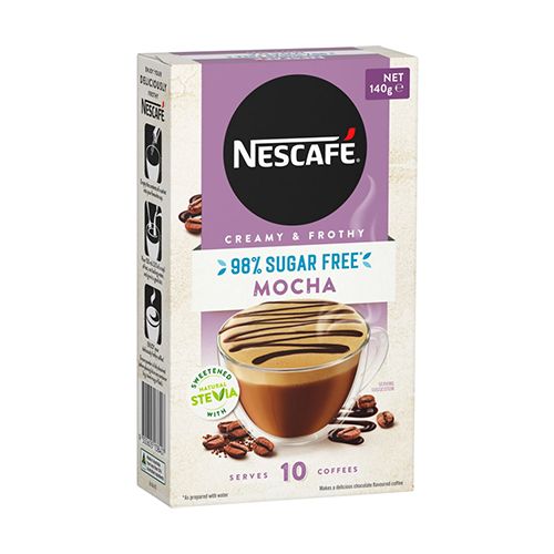 NESCAFE 98 Sugar Free Mocha Sachets Reviews Black Box