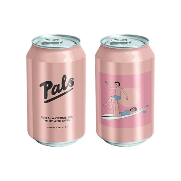 Pals Vodka Watermelon Mint and Soda