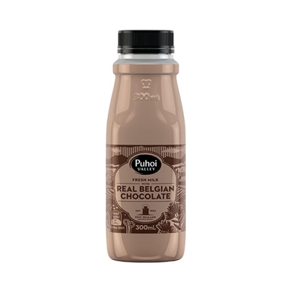 Puhoi Valley Real Belgian Chocolate Milk 300ml