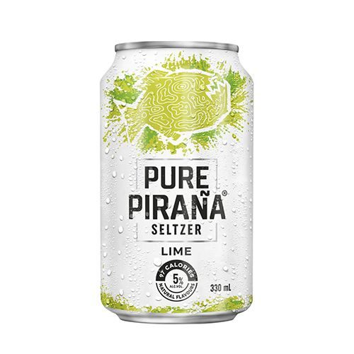 Pure Pirana Seltzer Lime