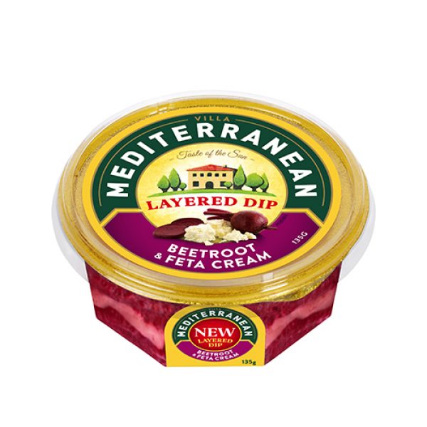 Villa Mediterranean Beetroot and Feta Dip