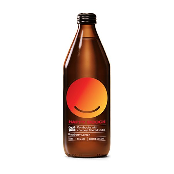 Happy Booch Kombucha - Raspberry Lemon