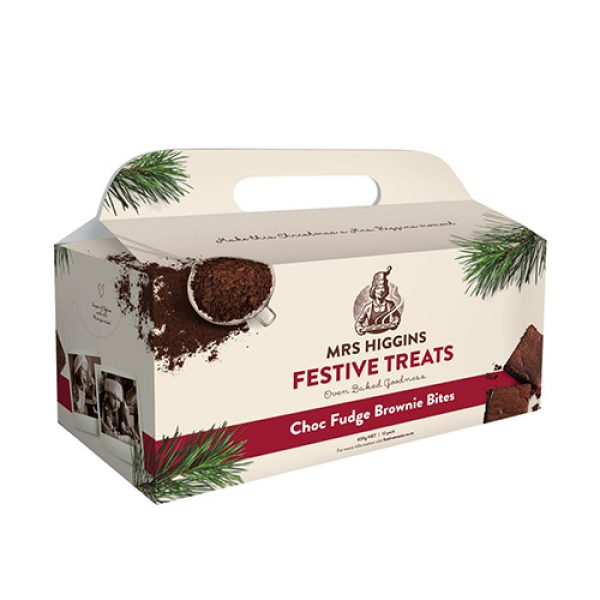 Mrs Higgins Festive Treats - Choc Fudge Brownie Bites