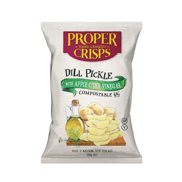 Proper Crisps Dill Pickle with Apple Cider Vinegar