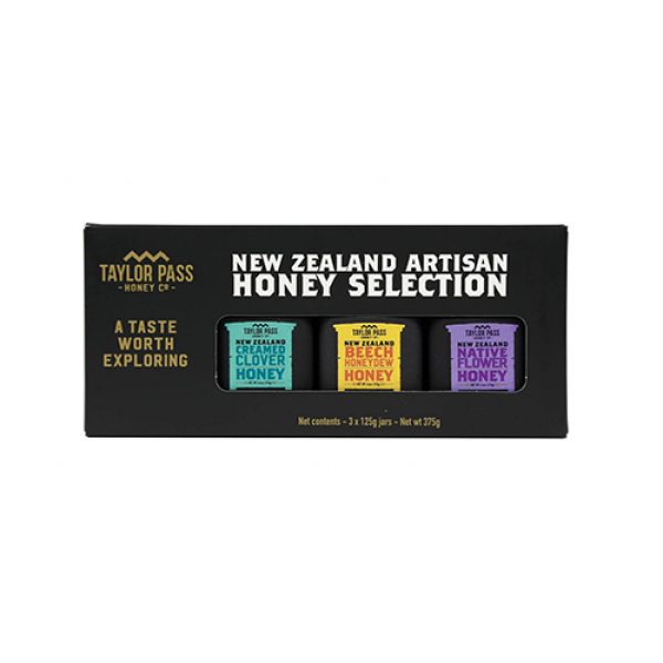 Taylor Pass Honey CO NZ Artisan Honey Selection 2 x 125g Jars