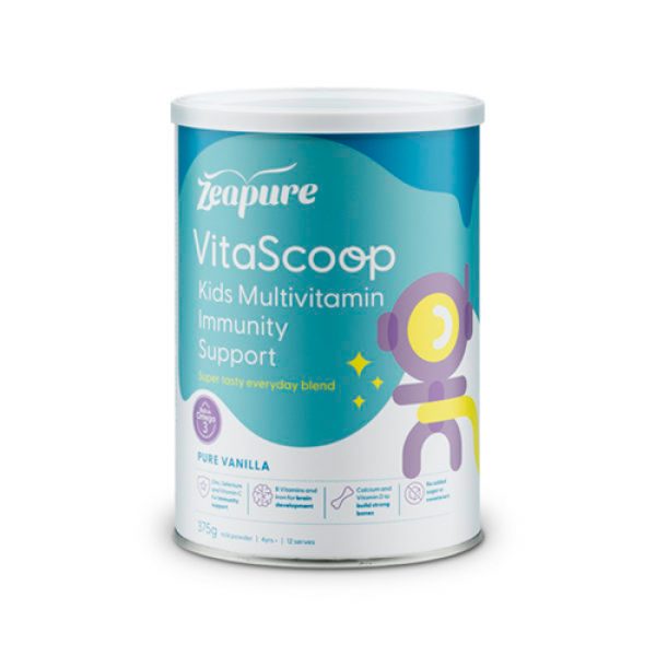 Zeapure vitascoop kids multivitamin - pure vanilla