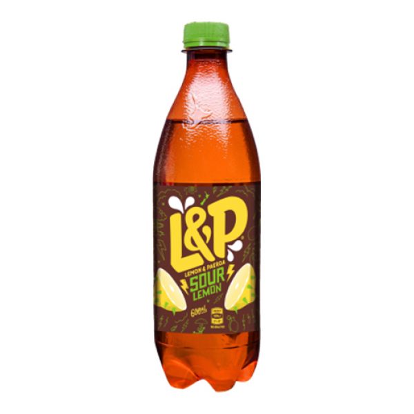 L&P Sour Lemon Soft Drink 600ml