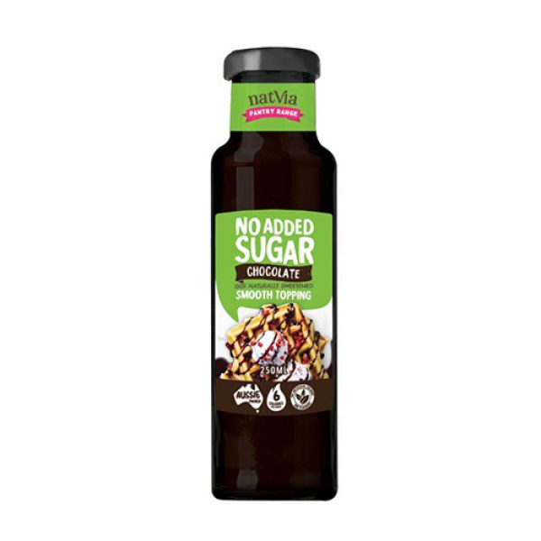 NatVia No Added Sugar Smooth Topping - Chocolate