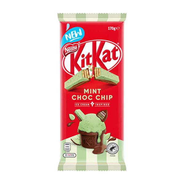 Kit Kat Mint Choc Chip Chocolate Block NZ