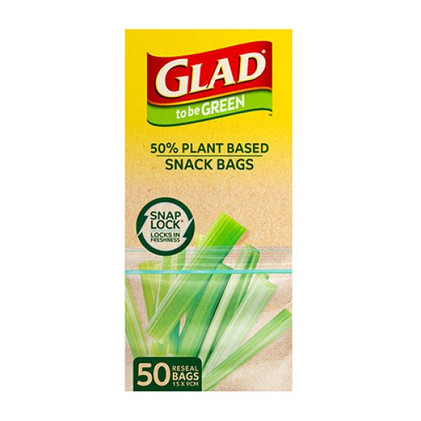 Glad to be Green 50% Plant Based Snack Bags
