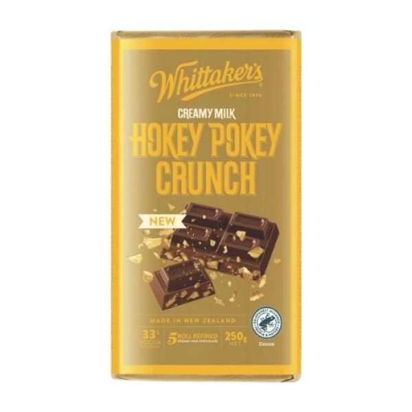 Product Listing - Whittakers Hokey Pokey Crunch Chocolate Bar
