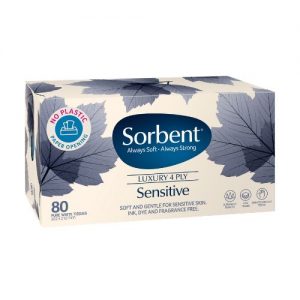 Sorbent Luxury Sensitive Facial Tissue