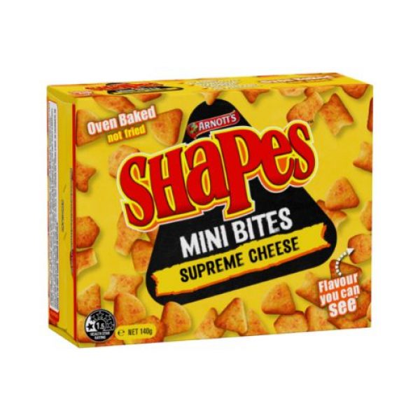 Arnotts Shapes Mini Bites - Supreme Cheese