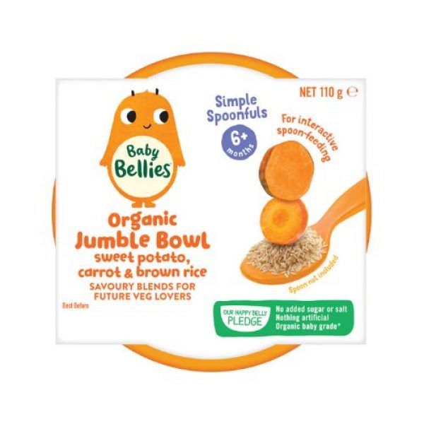 Baby Bellies - Sweet Potato, Carrot & Brown Rice