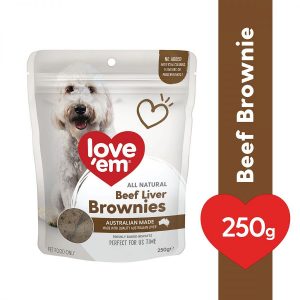 Love Em Beef Liver Brownies