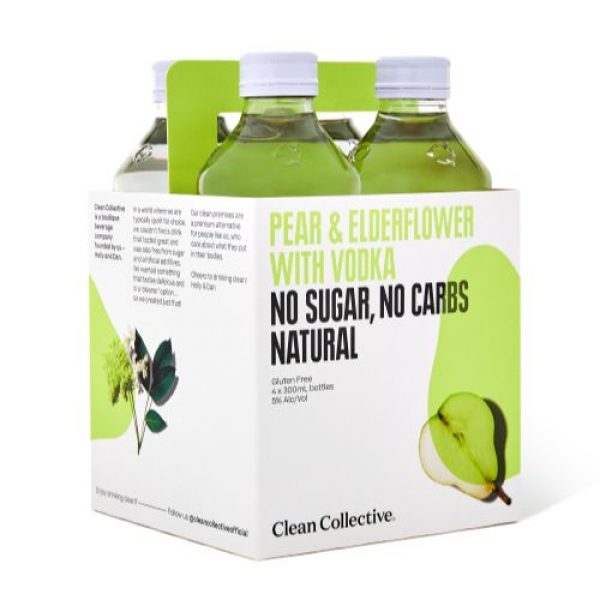 Clean Collective Pear Elderflower Vodka