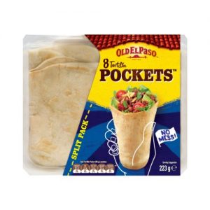 old El Paso Tortilla Pocket Split Pack