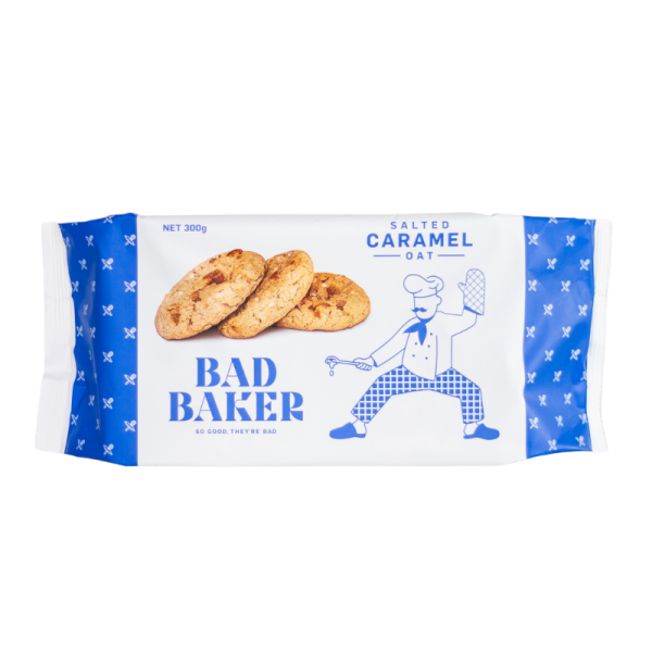 Salted Caramel Oat Cookies