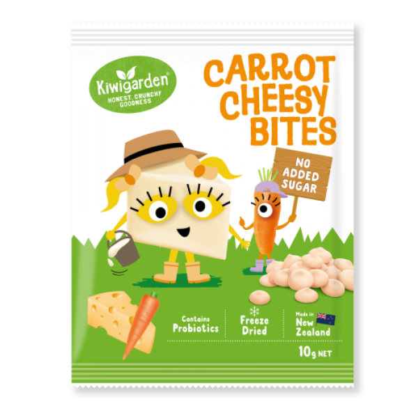 kiwigarden carrot cheesy bites