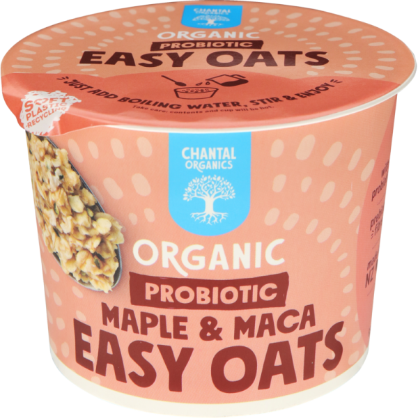 Chantal Organics Maple & Maca Probiotic Easy Oats