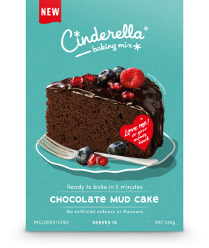 Cinderella Chocolate Mud Cake 530g