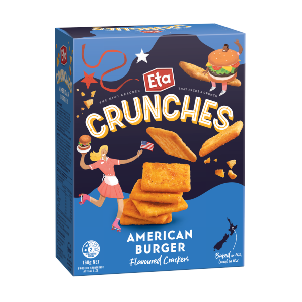 Eta Crunches American Burger