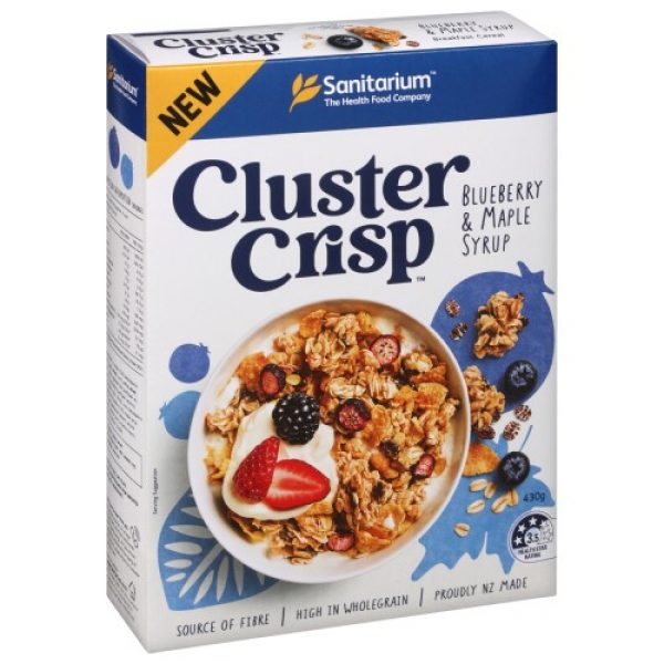 Sanitarium Cluster Crisp Blueberry & Maple Syrup