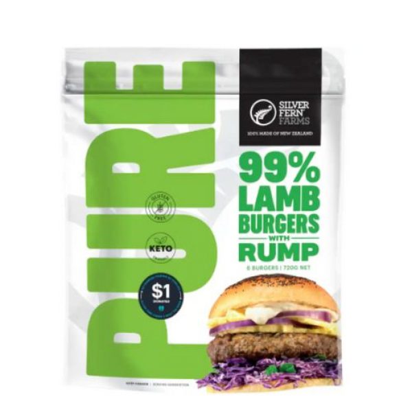 Silver Fern Farms Lamb Burger Patties With Rump