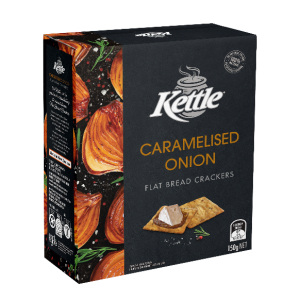 Kettle Flat Bread Crackers Caramelised Onion 150g