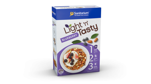 Sanitarium Light N Tasty Cereal Blueberry