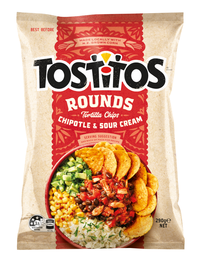 Tostitos Rounds Tortilla Chips Chipotle & Sour Cream Reviews Black Box