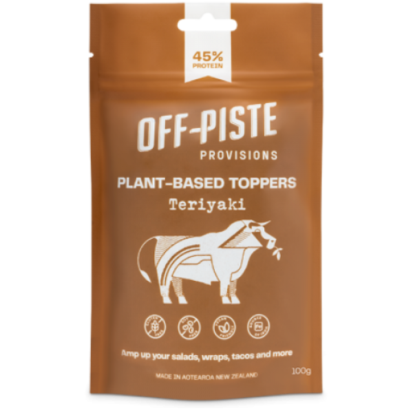 Off-Piste Plant-Based Toppers Teriyaki 100g