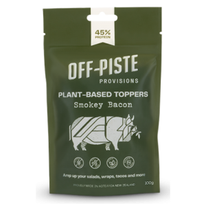 Off-Piste Plant-Based Toppers Smokey Bacon 100g