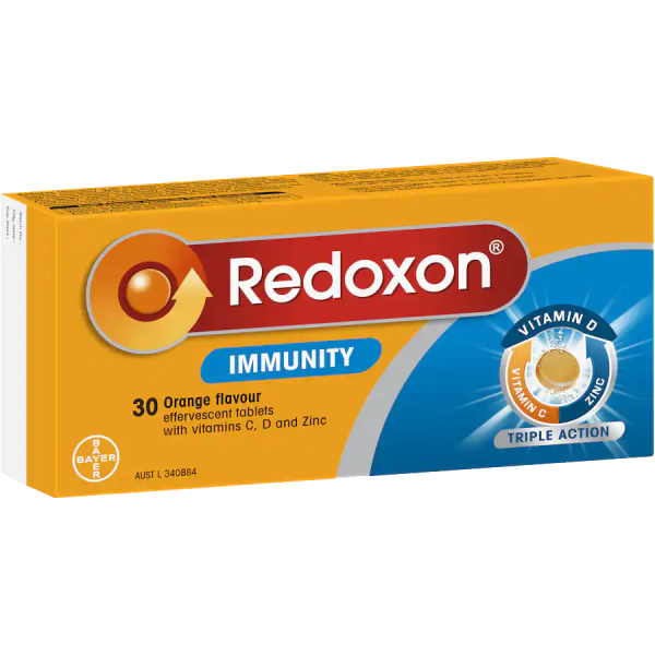 Redoxon Immunity Effervescent Tablets Orange