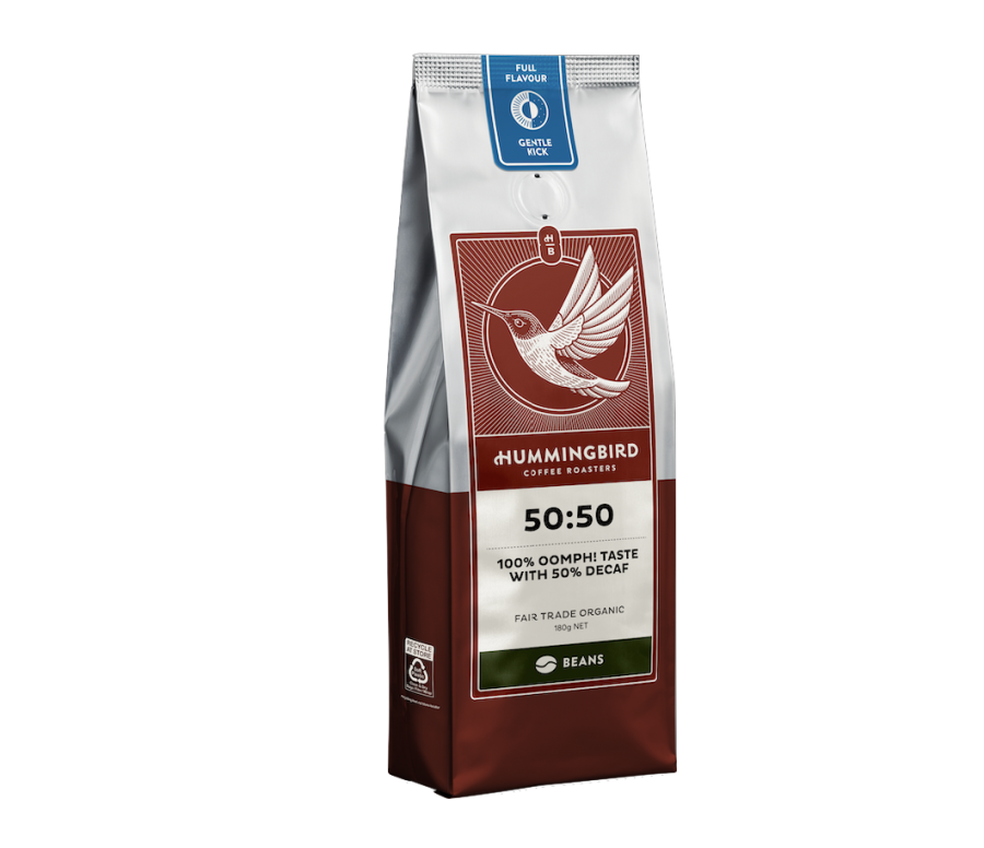 Hummingbird 5050 Fair Trade Organic Fresh Coffee Beans 180g Reviews