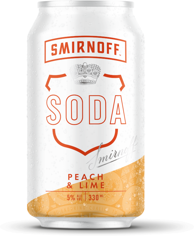 Smirnoff Soda Peach & Lime 330ml Reviews Black Box