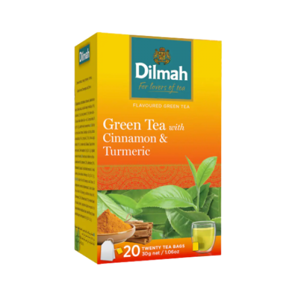 Dilmah Green Tea With Cinnamon & Turmeric