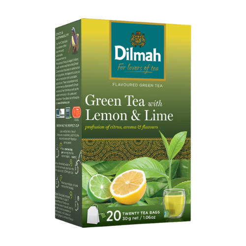 Dilmah Green Tea with Lemon and Lime Reviews Black Box